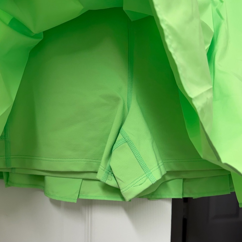 NWT FP Movement Swing Of Things Lime Pleated Skort Athletic M - Picture 7 of 16